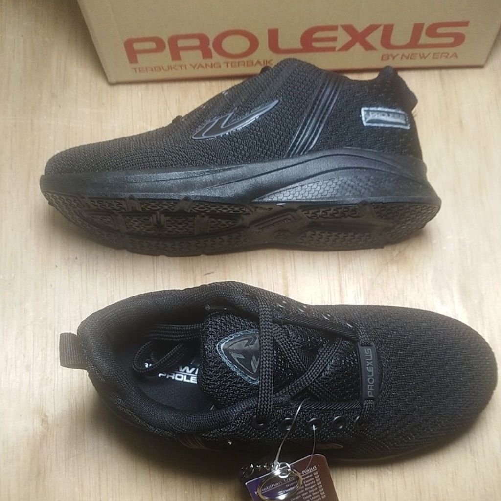 Sepatu New Era Hitam Tali Untuk Sekolah