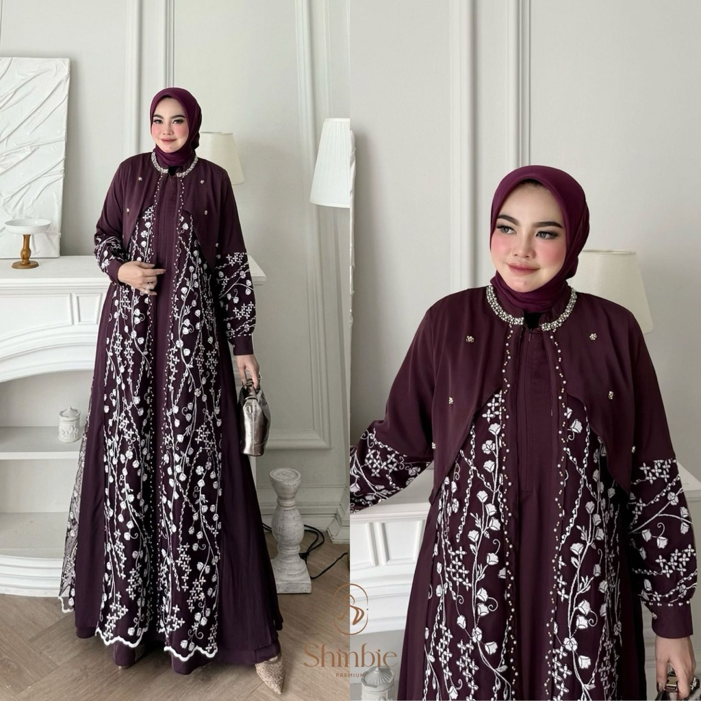 Gamis shinbie yasmine dress / yasmine dress shinbie / gamis shinbie terbaru/ gamis shinbie / yasmine