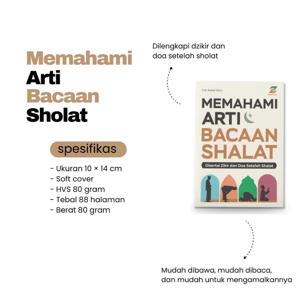 buku Memahami Arti Bacaan tuntunan Panduan Shalat sholat Terlengkap lengkap