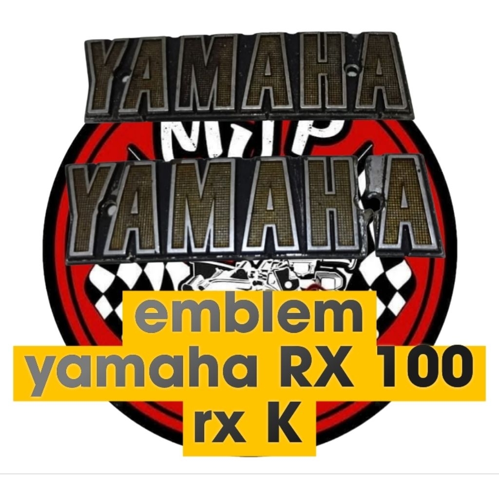 emblem yamaha rx100 , rxK , rx125 , rxking