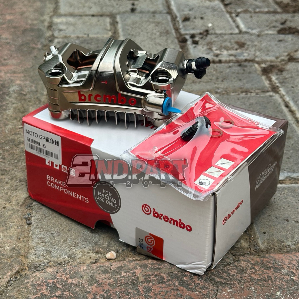 kaliper Brembo nikel cnc gp4lm original detail cnc caliper Brembo cnc caliper Cnc Brembo original GP