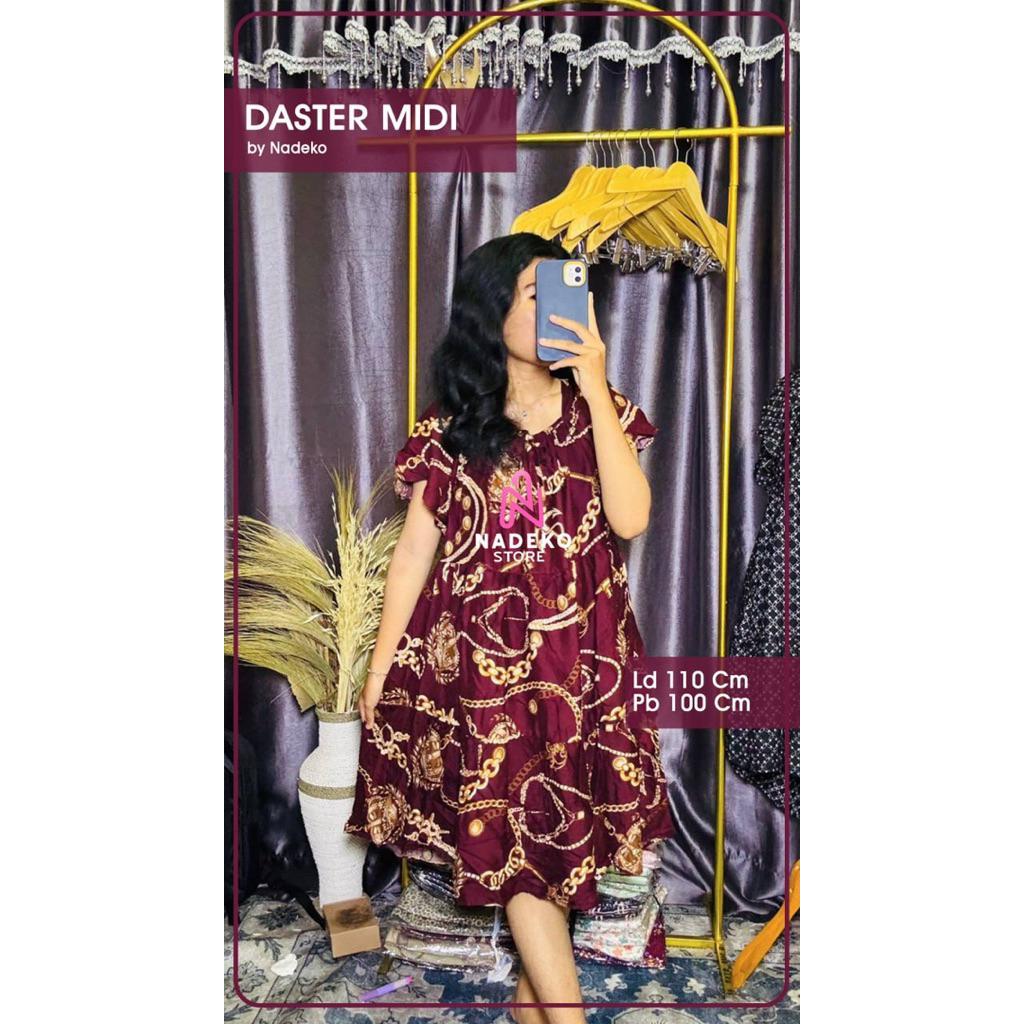 NADEKO DASTER GENDIS || DASTER CANTIK RAYON PREMIUM