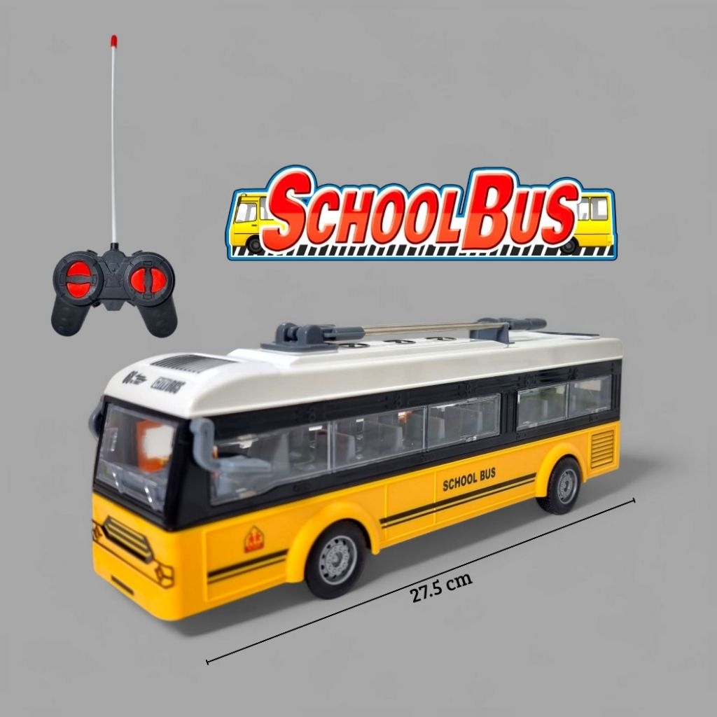 Mainan RC Remote Control School Bus AK0006 RC Bus Model City Bus