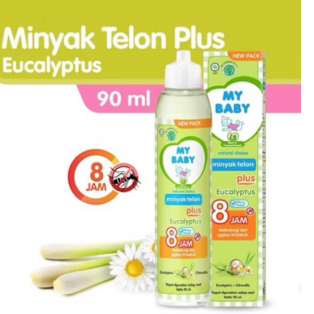 My Baby Minyak Telon Plus 90 ML Eucalyptus & Lavender Minyak Telon My Baby 90 ml