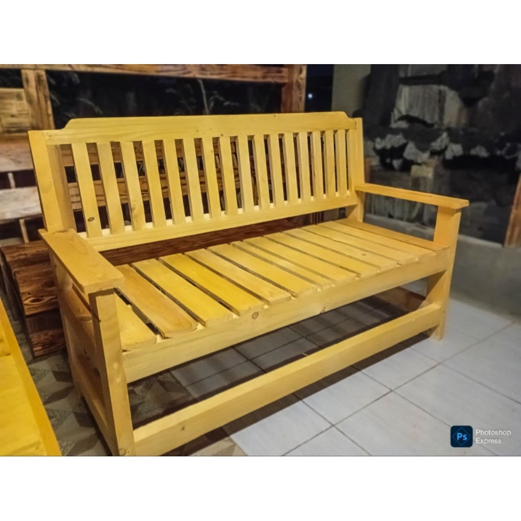 kursi teras minimalis kayu jati belanda