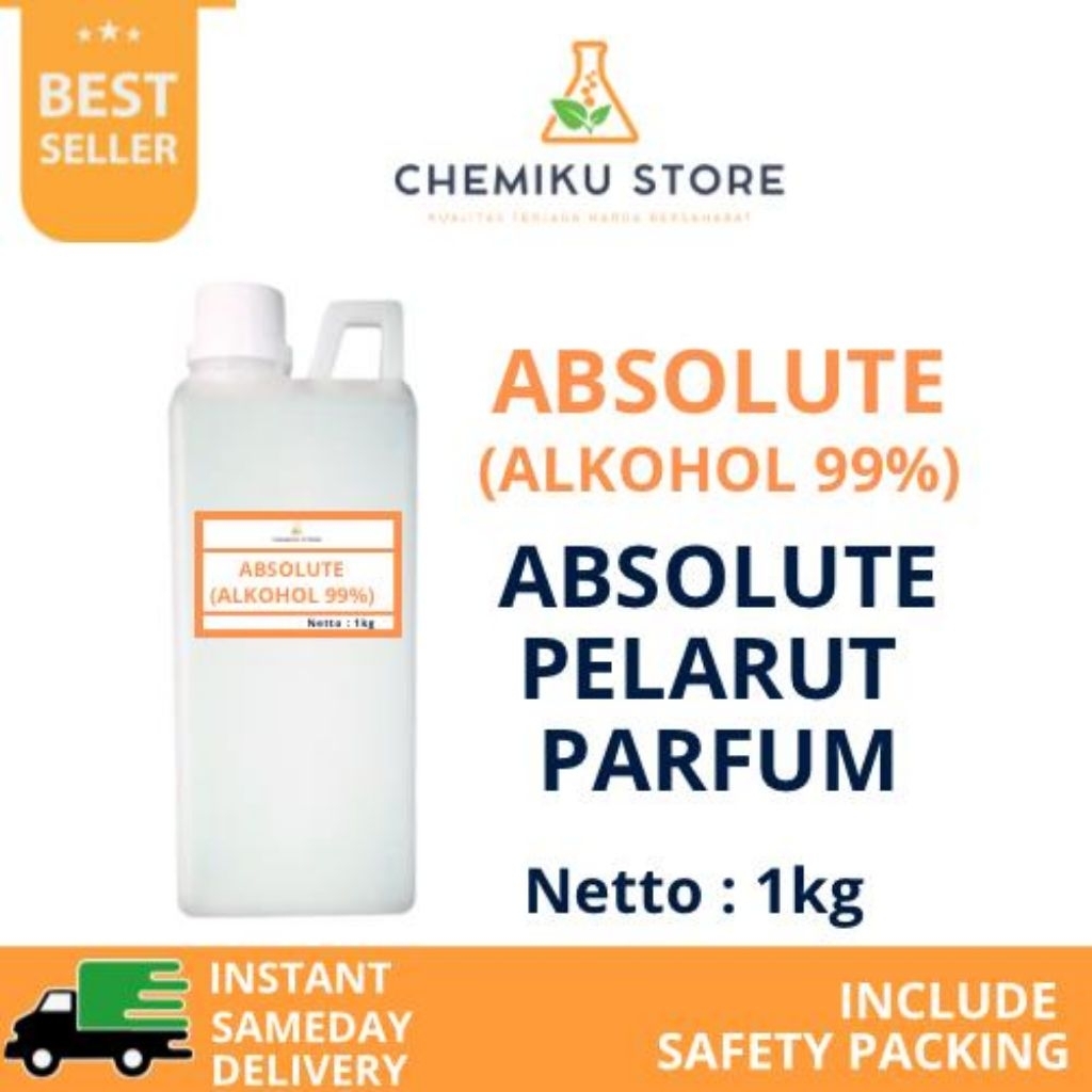 Absolute Murni 99% Pelarut Parfum / Absolute Parfum 99% / Absolute Alkohol 99% / Pelarut Parfum Colo
