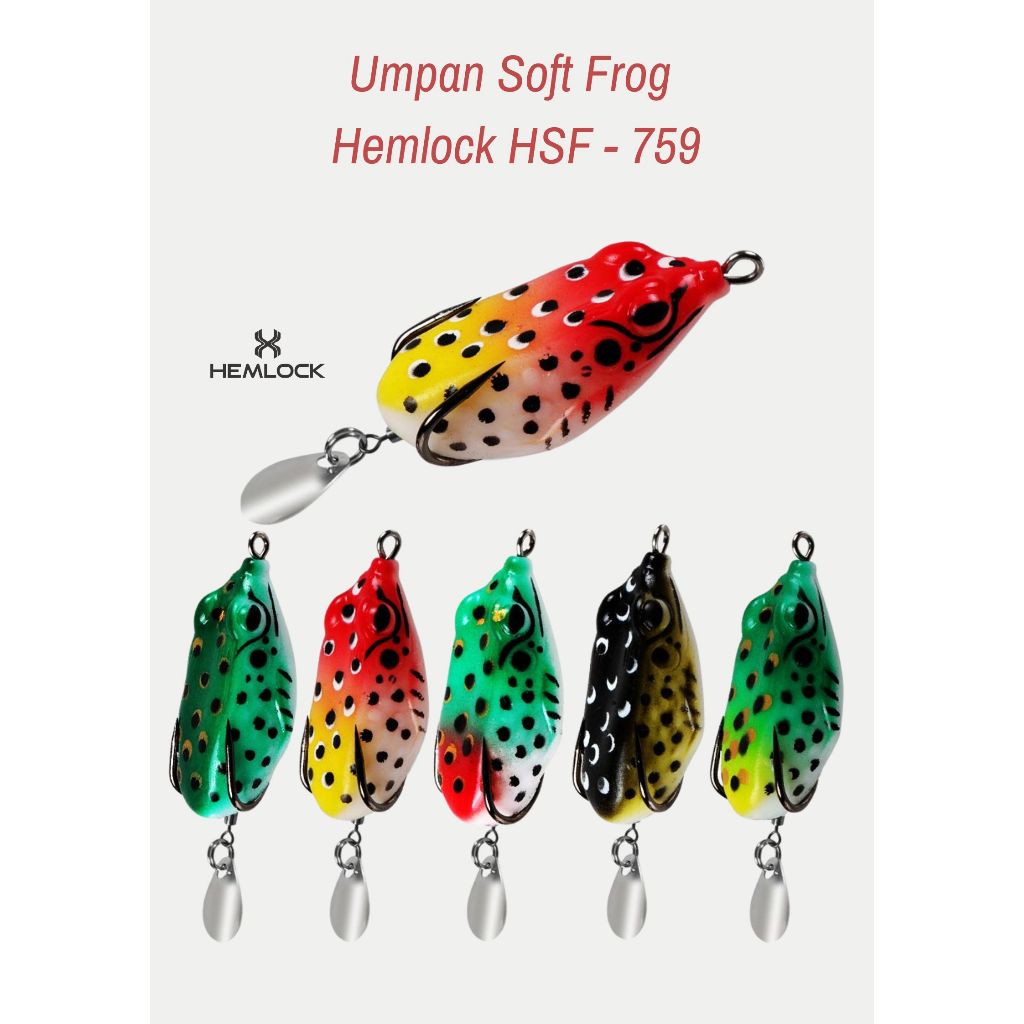 Umpan Kodok Mainan, Umpan Soft Frog, Umpan Ikan Gabus 4cm/5,7gr