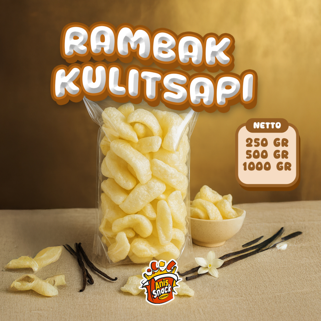 Rambak Kulit Sapi / Rambak Kulit Sapi Renyah / Rambak Kulit Sapi Gurih