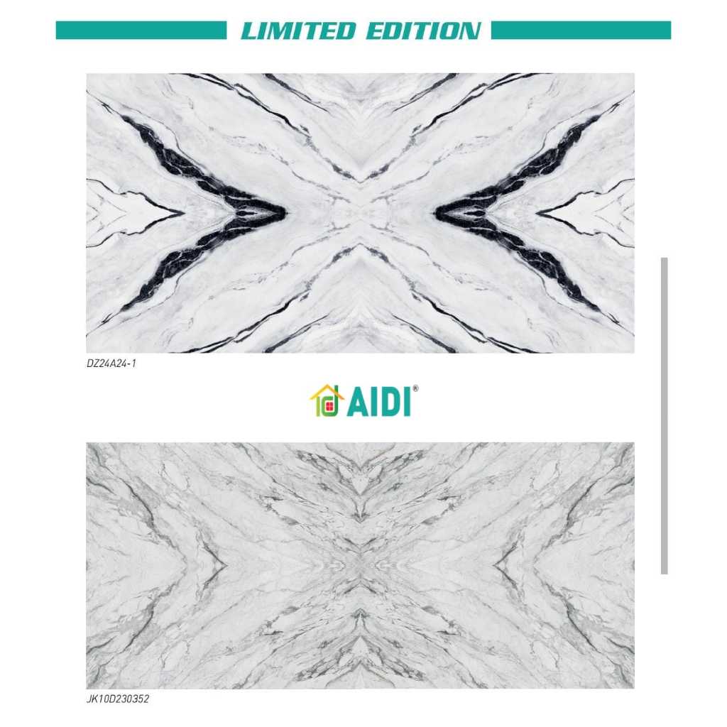 AIDI HPL BOOKMATCH GLOSSY MARBLE PREMIUM AH FSY 24A24A G BOOKMATCH HPL BOOKMATCH GLOSSY MARMER 122 x