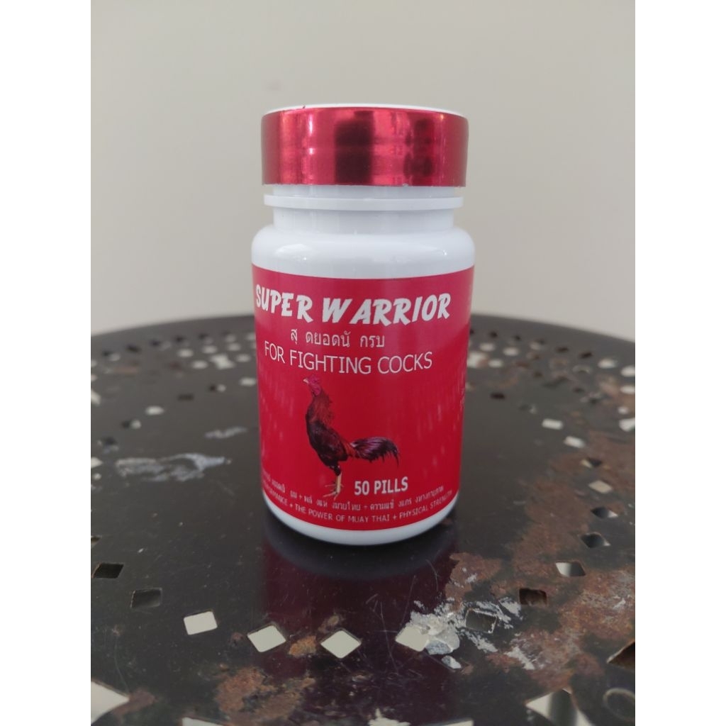 Derby warior super isi 50 Tablets Vitamin Ayam Aduan Ayam Laga Import Made in Thailand