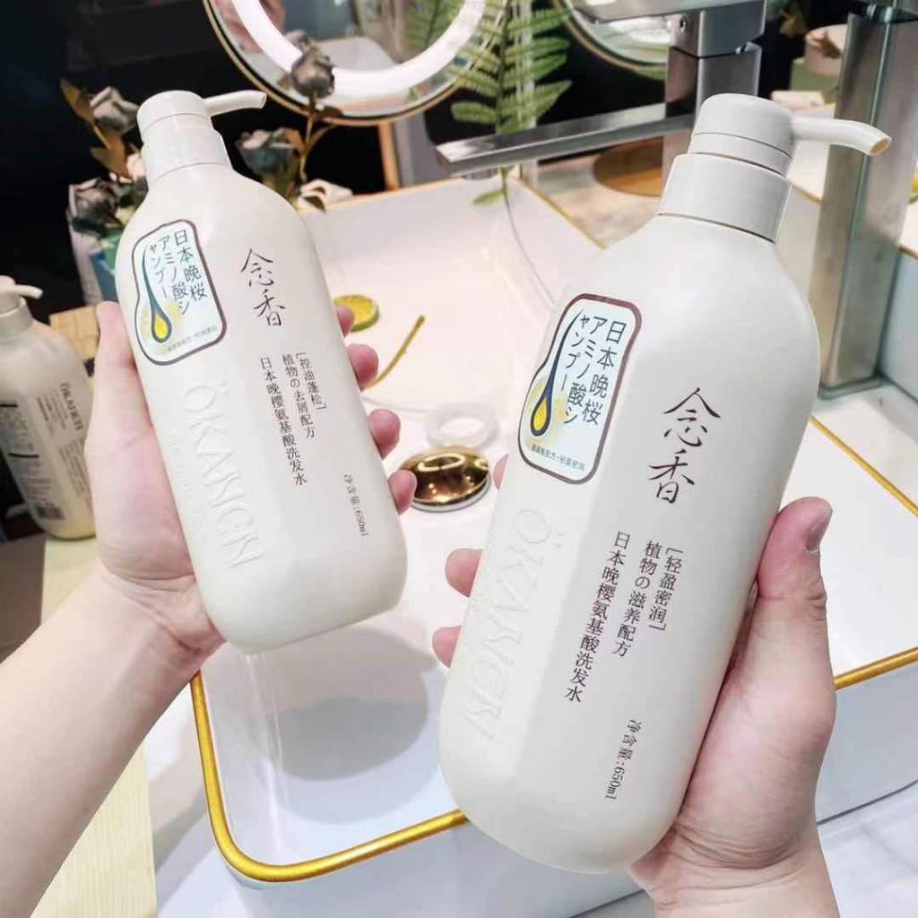 OKANEN SAKURA JAPANESE SHAMPOO DAN CONDITIONER 300ml