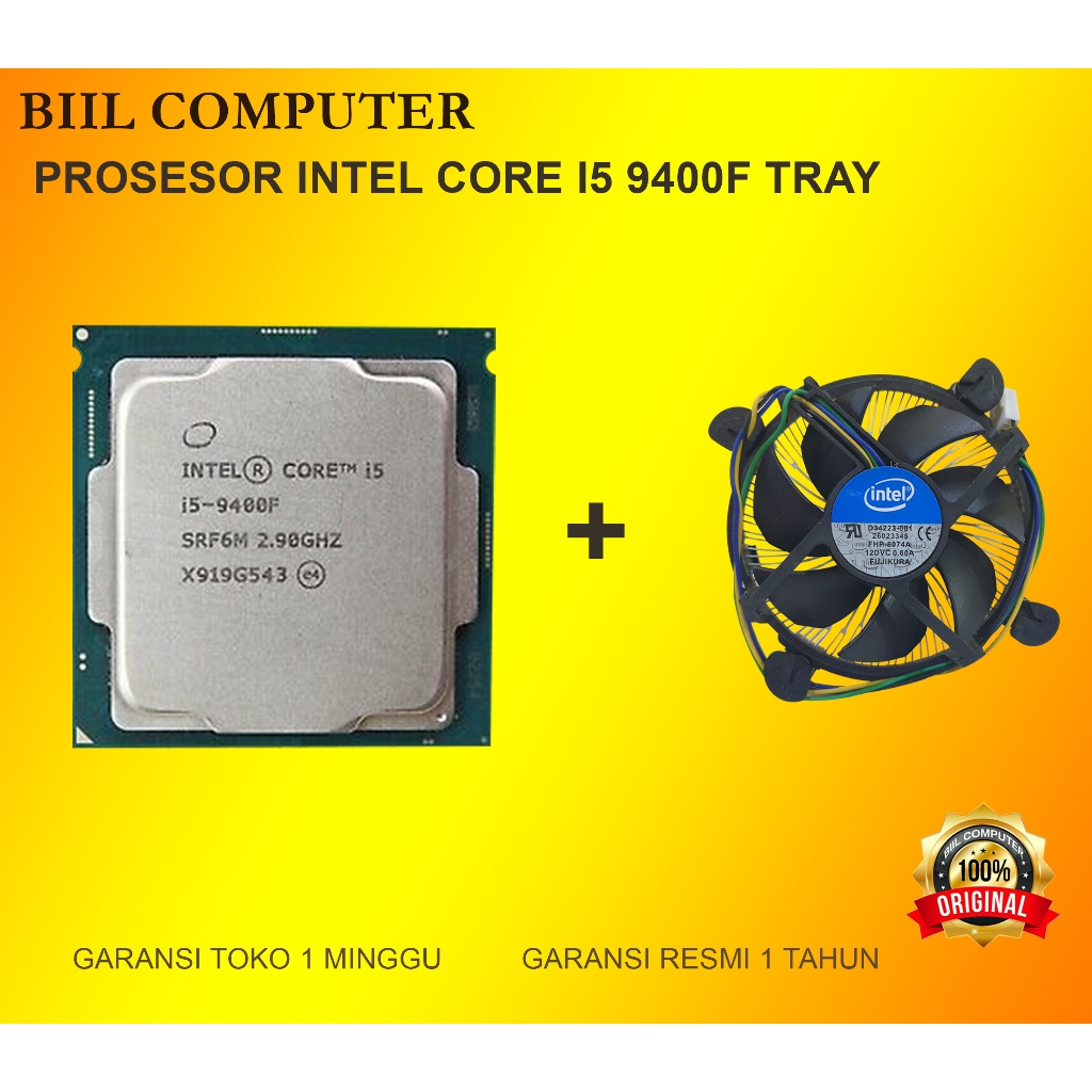 PROSESOR INTEL CORE I5 9400F TRAY