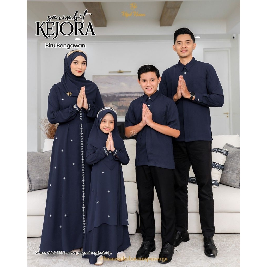 [PO] Kejora Family Series (Biru Bengawan) by Hasna Hijab - Original Hasna Hijab - Bisa dicicil - Sar