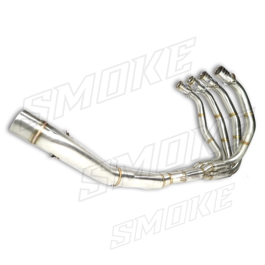 Header Kawasaki zx25r - Header leheran zx25r bahan stainless steel bending inlet 2inch