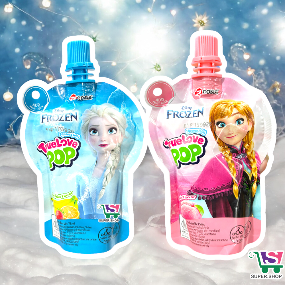 True Love Pop Squeeze Jelly Minuman Jeli Disney Frozen 75 ML