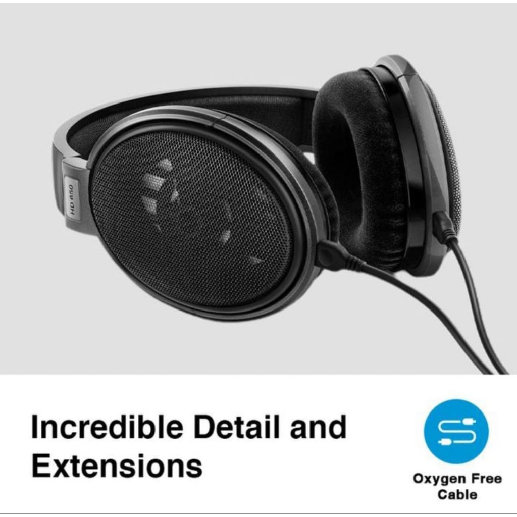 SENNHEISER HD 650 audiophile headband Open DYN Stereo Headphone hd650