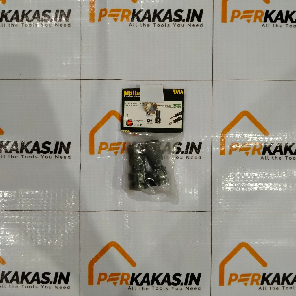 MOLLAR 2 PCS ADAPTOR IMPACT WRENCH TO SCREW DRIVER 1/2 X 1/4 B24650