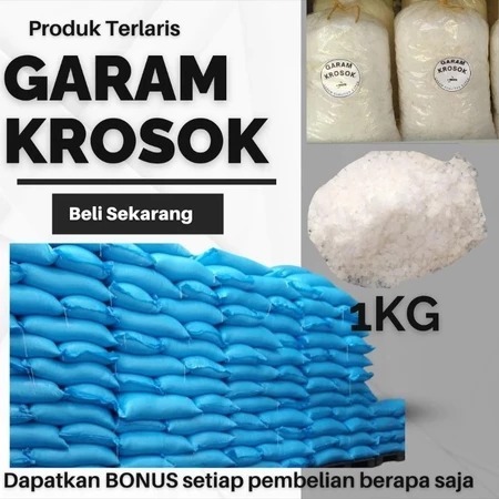 25H GARAM KROSOK 1KG garam kasar garam ikan
