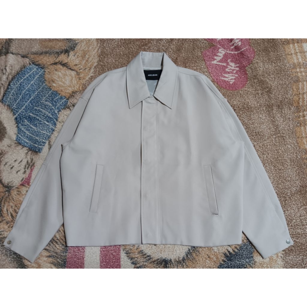 Areuban boxy blouson jacket