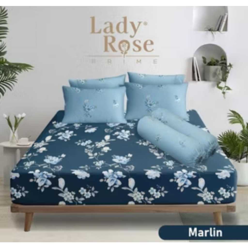 Sprei Lady Rose 160x200 T30 Bantal 4 Tinggi 30/ Sprei Queen No 2 / Lady Rose Prime