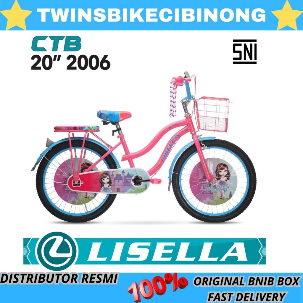 Sepeda Anak 20 Mini Keranjang Lisella 2006
