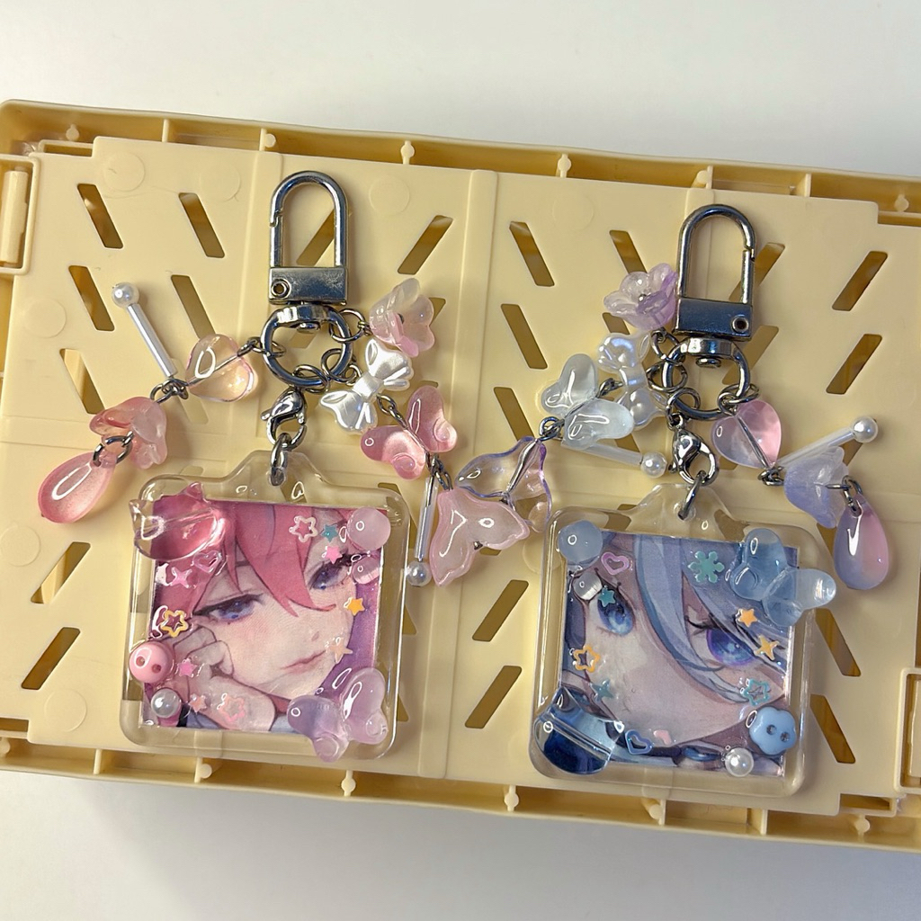 Yae Miko x Furina Acrylic Keychain ᝰ.ᐟ