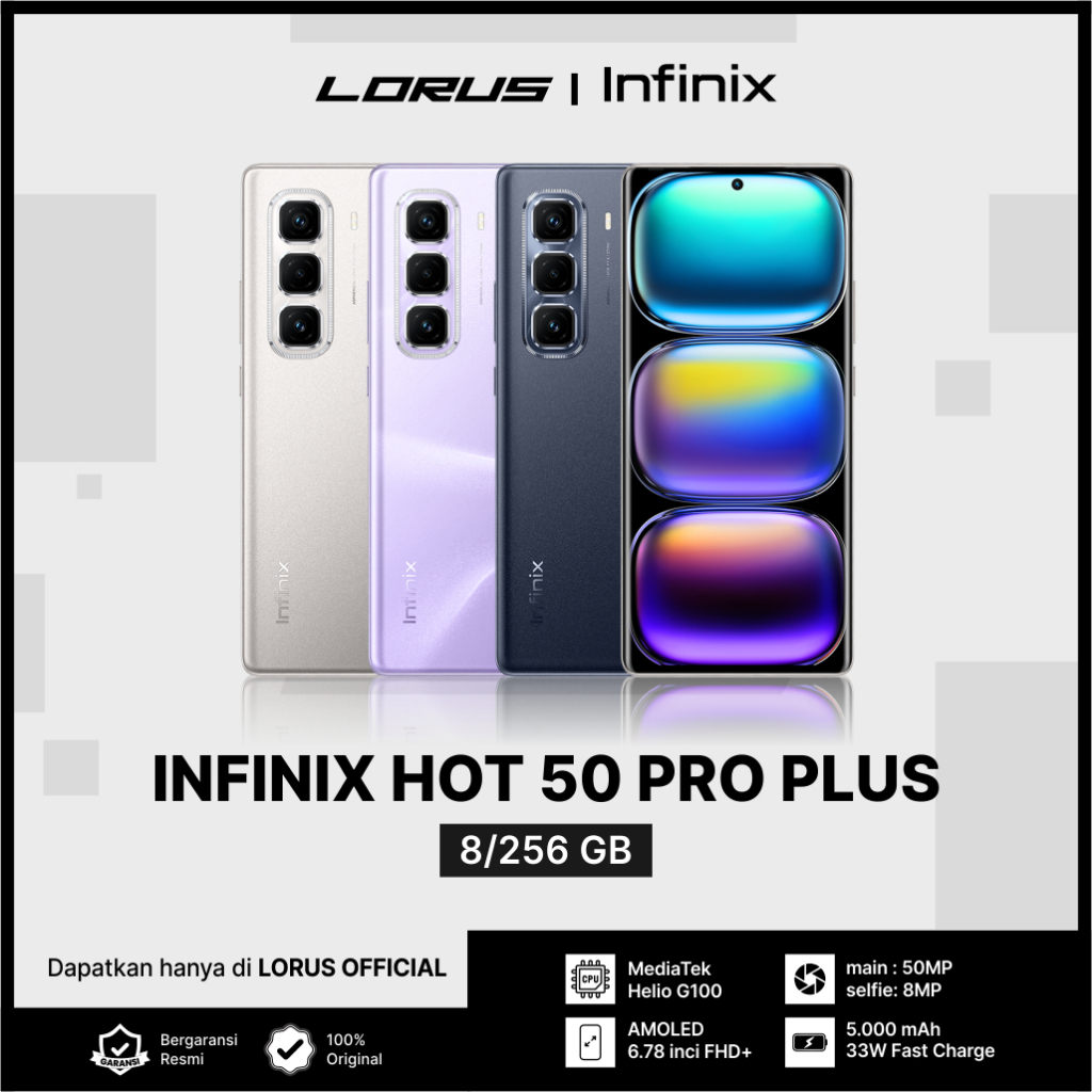 INFINIX Hot 50 Pro Plus 8/256GB | MediaTek Helio G100