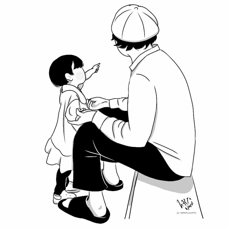 Jasa Design Ilustrasi Wajah Faceless Monochrome Style (Soft File only)