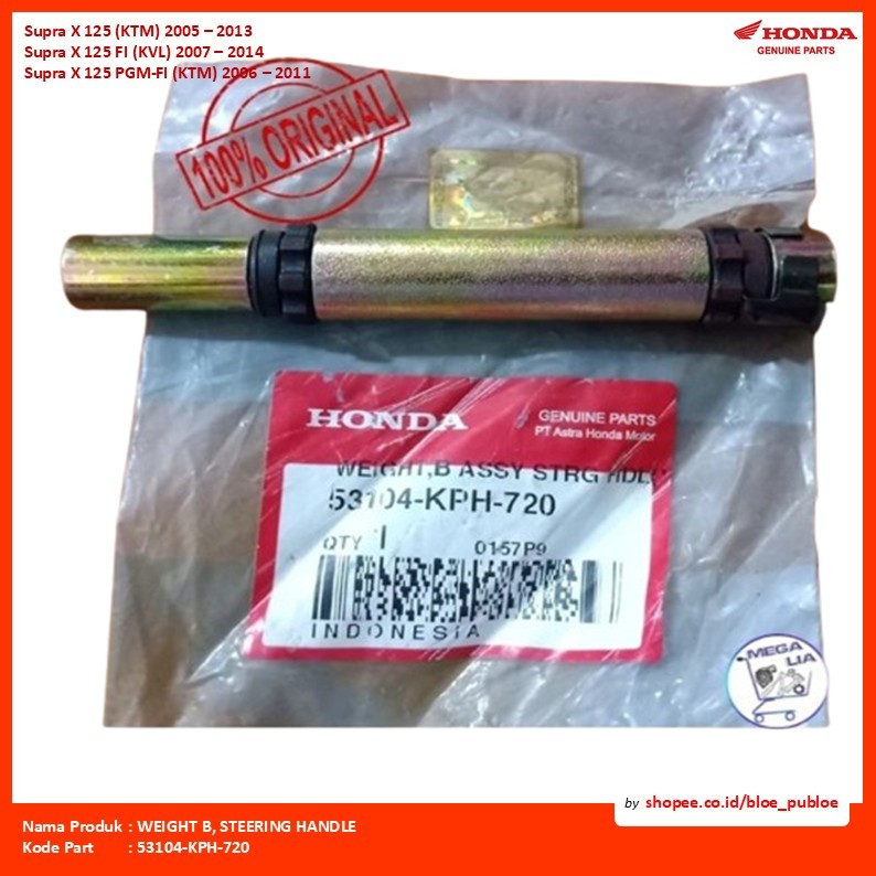 WEIGHT B, STEERING HANDLE/53104KPH720