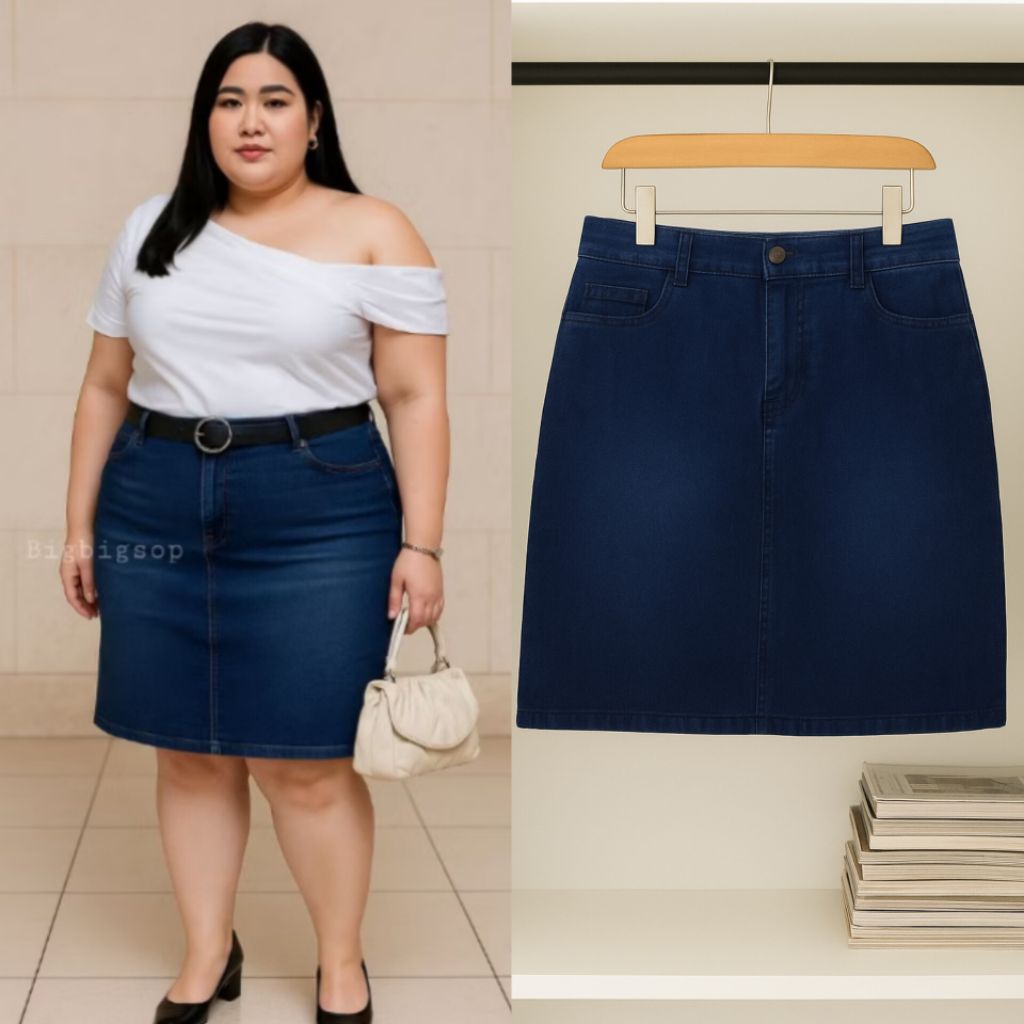 ROK SPAN BIG SIZE /ROK SPAN JEANS STRERCH JUMBO