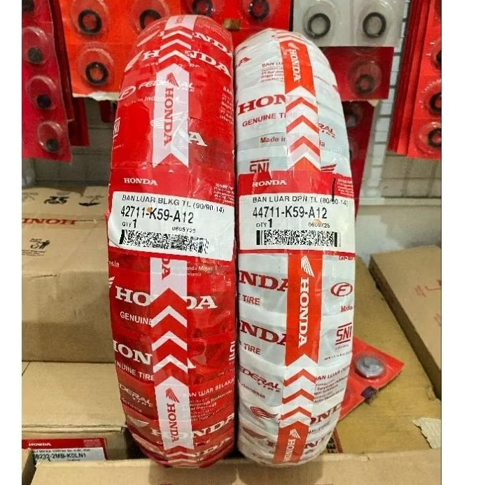 Ban Tubles federal AHM sepasang Depan dan Belakang matic Beat, beat fi, scoopy, scoopy fi, Vario, Va