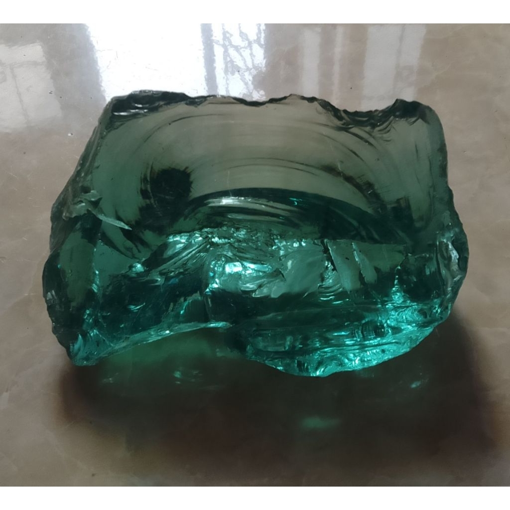 Batu Obsidian Bahan Hijau 2,6 kg