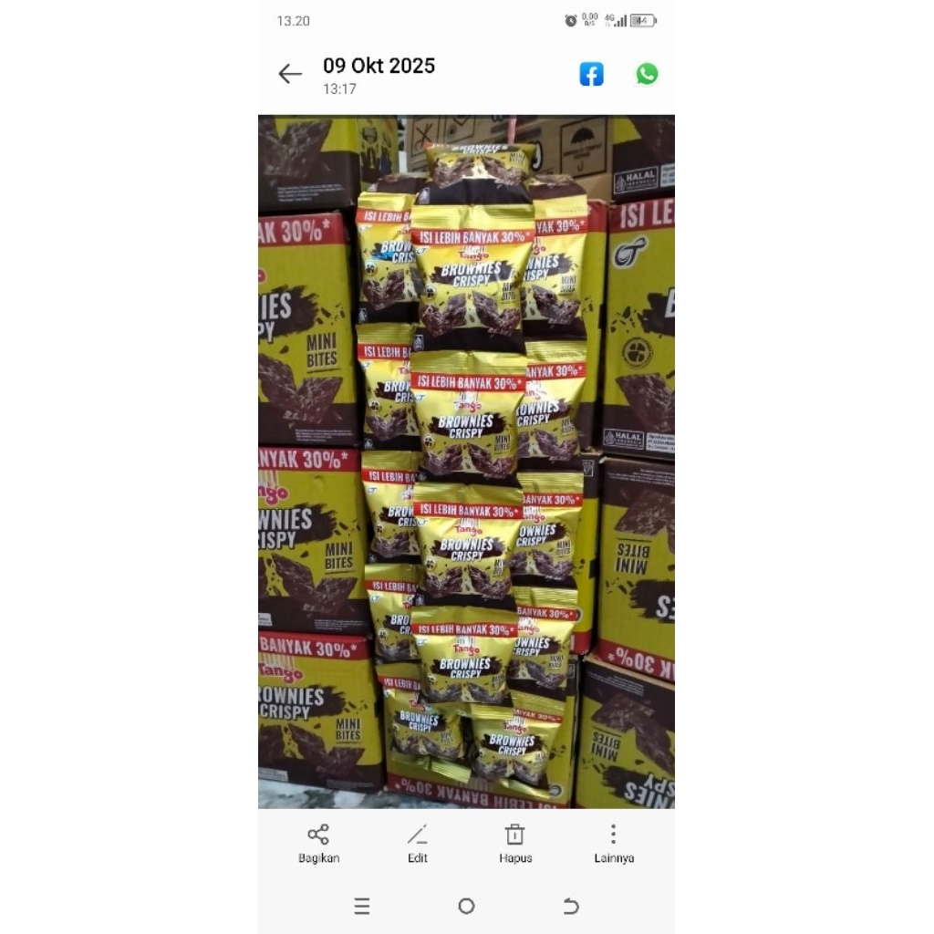 tango brownies crispy