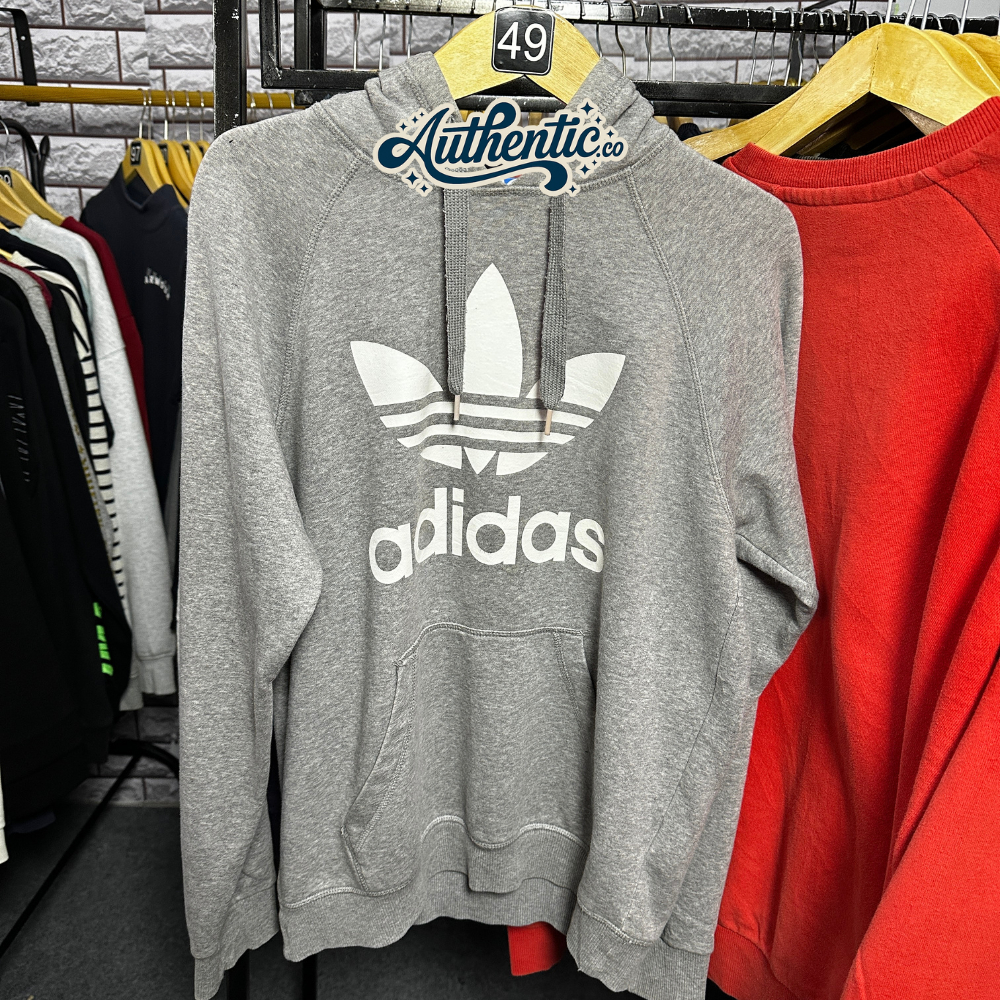Adidas - Hoodie (Grey) Big Logo 'Trefoil'