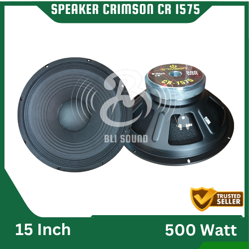 SPEAKER FULL RANGE KOMPONEN CRIMSON CR 1575 15 INCH 15 IN 15IN 500 WATT KUALITAS BAGUS