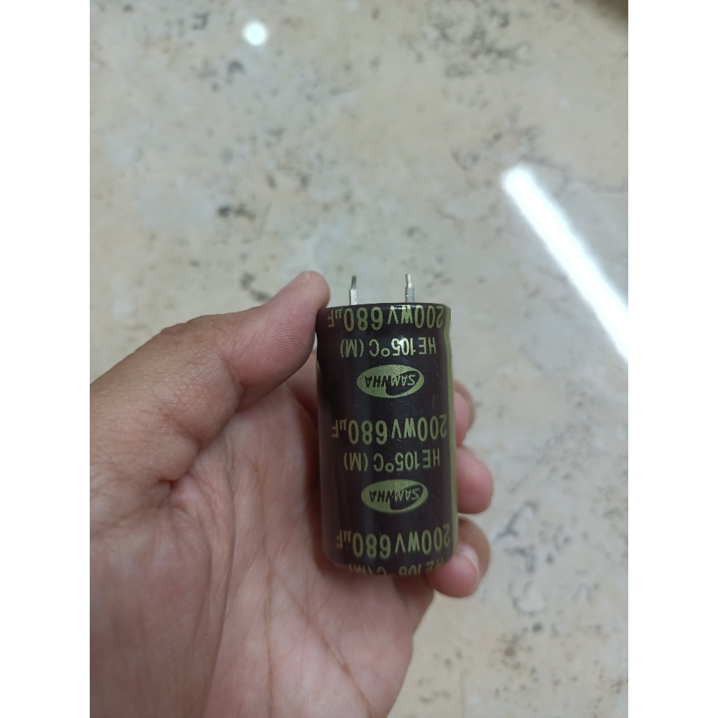 Elco Kapasitor 200V-680UF Samwha