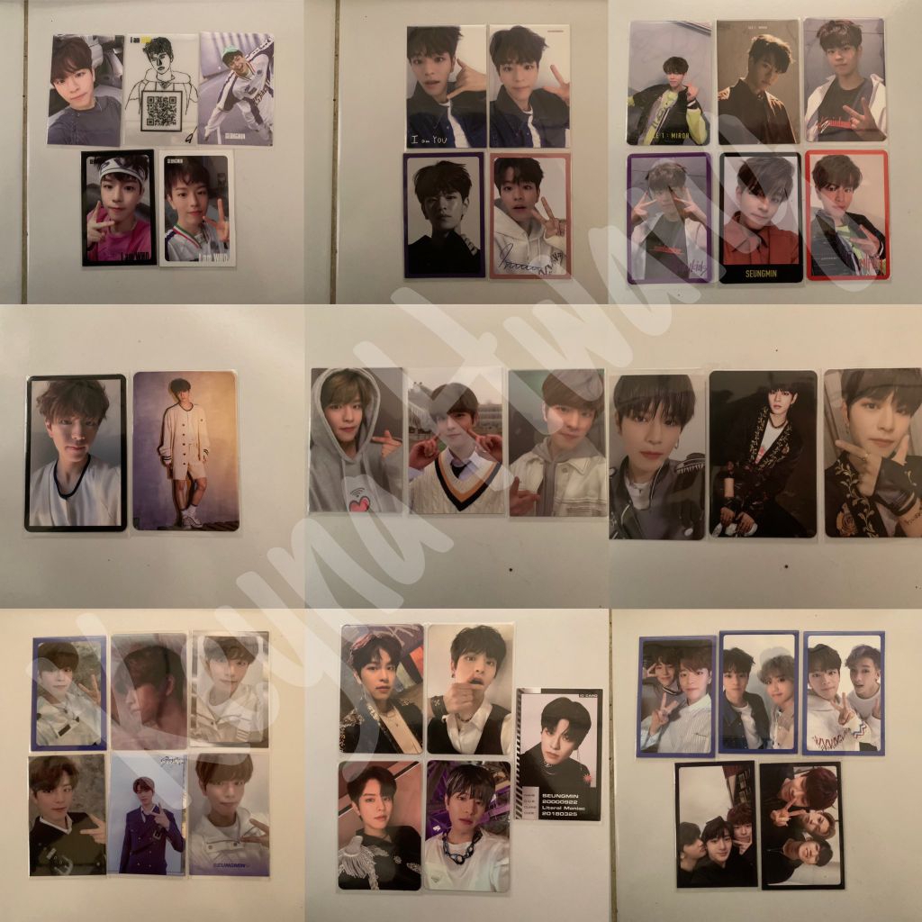 Jual Photocard Seungmin Stray Kids IMW IMN IMY MIROH YELLOW WOOD LEVANTER GO LIVE IN LIFE NOEASY ODD