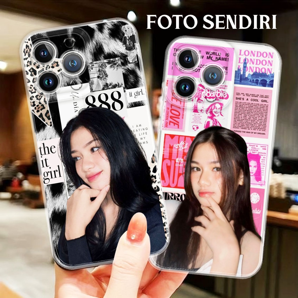 Custom Case Request Pakai Foto Sendiri Untuk INFINIX SMART 5 6 7 8 9 10 / PRO / PLUS Motif Baddie So