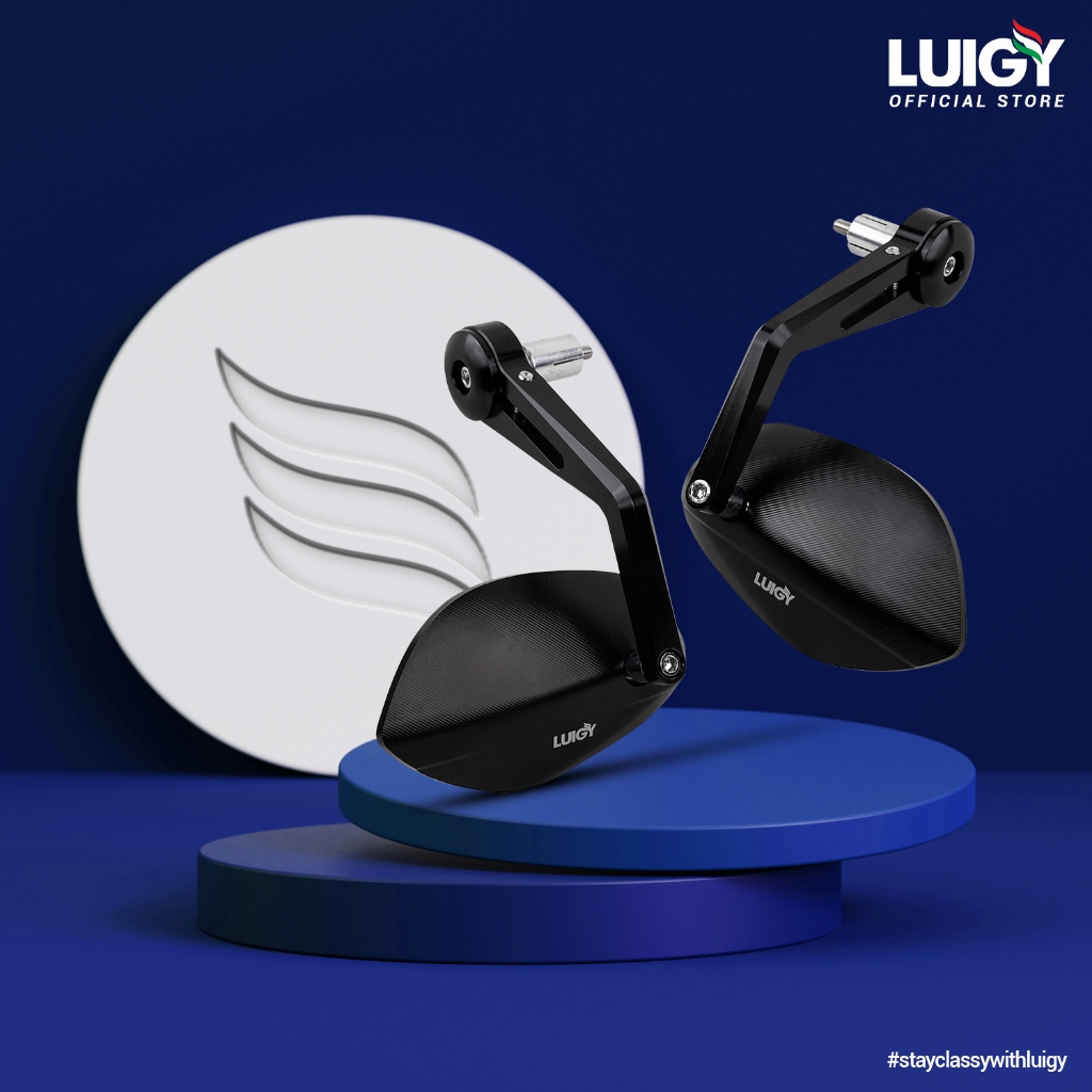 Spion Bar End OVAL VESPA LUIGY