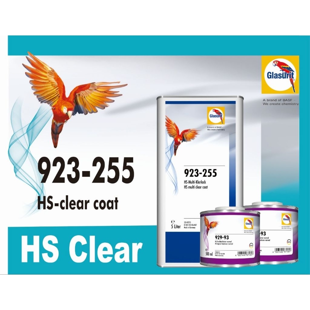 Glasurit HS Multi Clear Coat 923-255 1 galon set