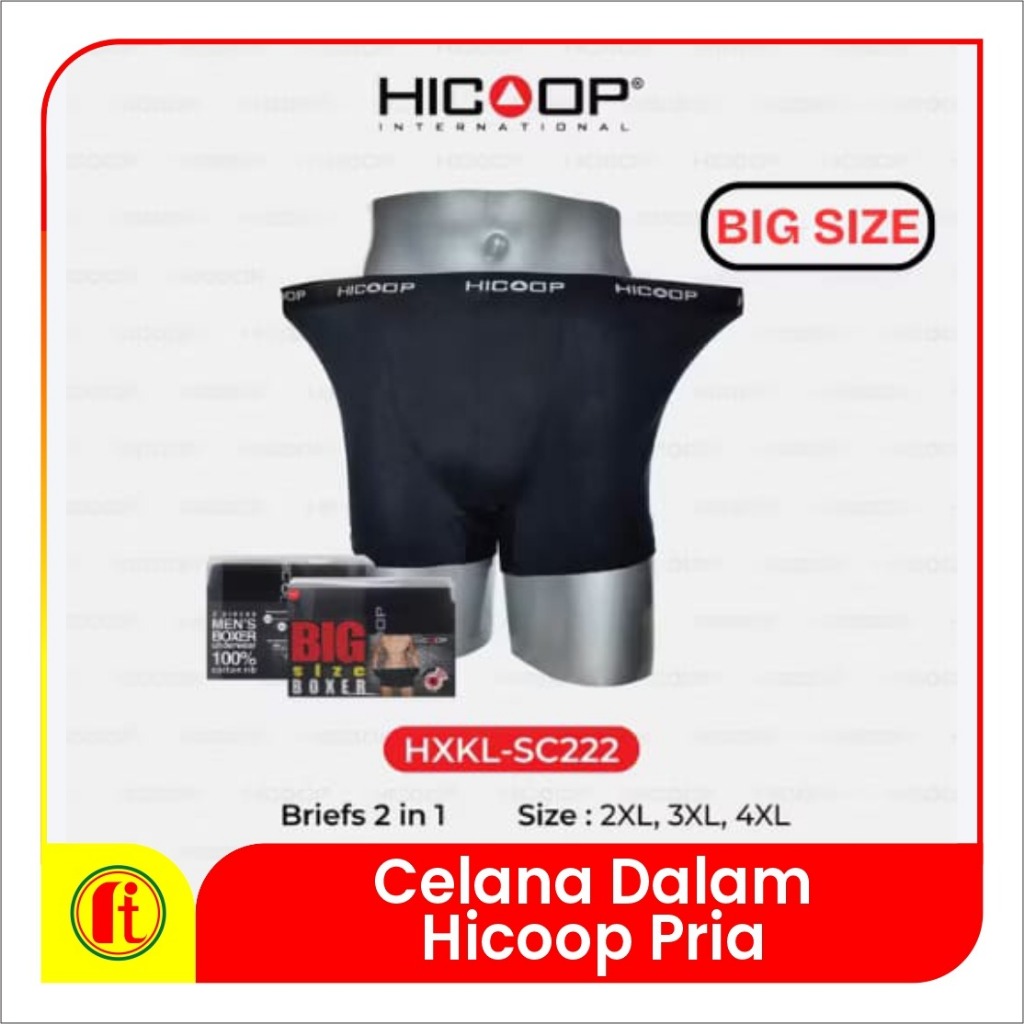 Celana Dalam Boxer Big Size Hicoop Pria Dewasa - RITA