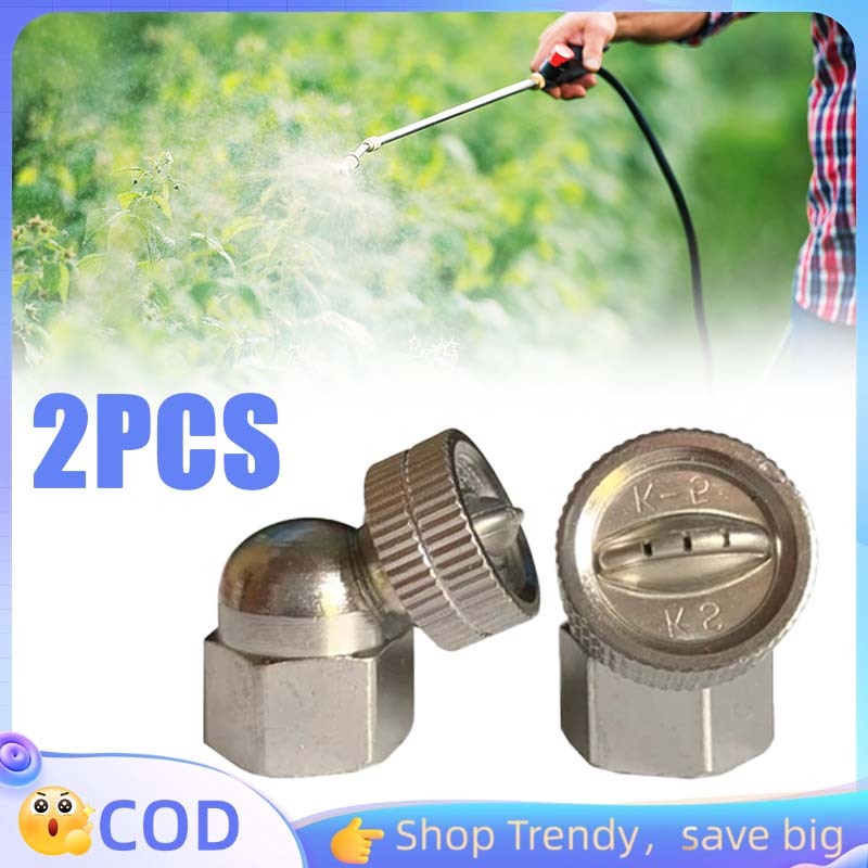 2pcs Nozzle Sprayer Pertanian Nozzle Sprayer Bengkok Nozzle Semprotan Pertanian K5 Bengkok