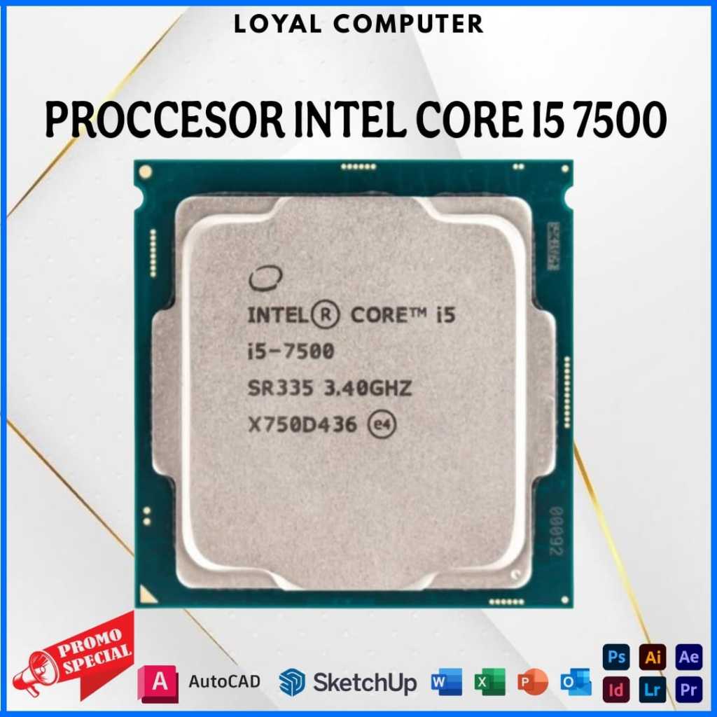 Processor Intel Core i5 7500 i5 7600 Tray LGA 1151