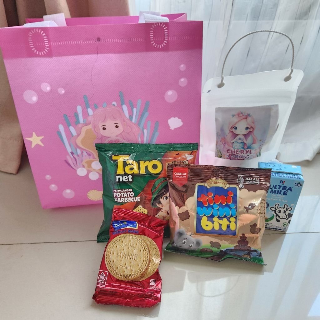 Hampers Ulang Tahun Anak | Bingkisan Ulang Tahun Anak (bisa pilih packing dan custom sticker)