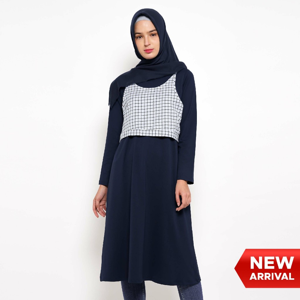 Cressida Tunik Ladies Navy - ETRK.N12036