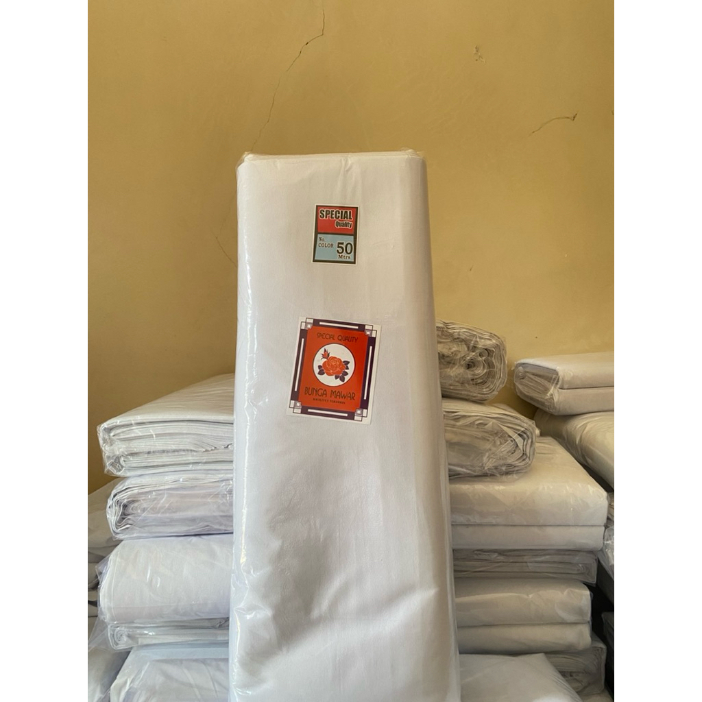 kain kafan/mori Lebar 150 CAP MAWAR