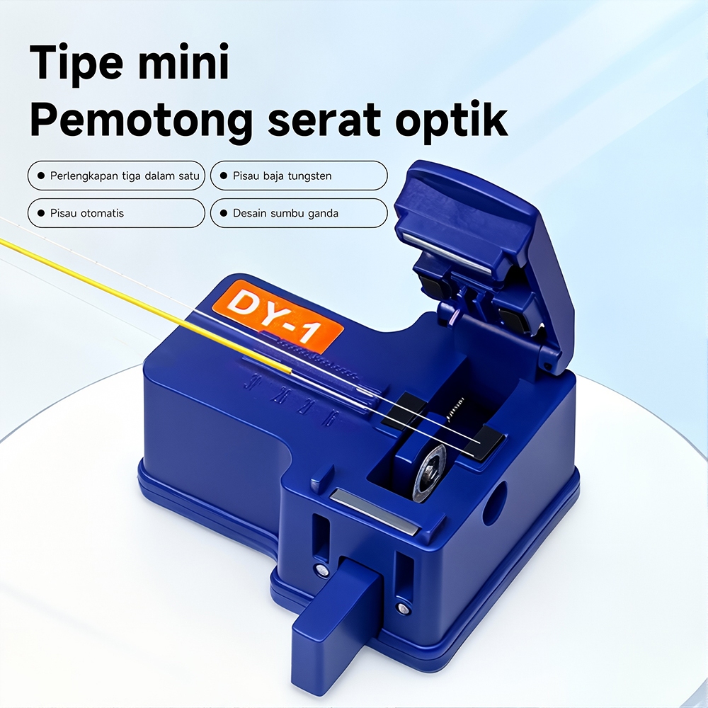 DY-1 Mini Alat Potong Kabel Serat Optik Pemotong Kabel Serat Optik Jenis Kulit Pemotong Serat Optik 