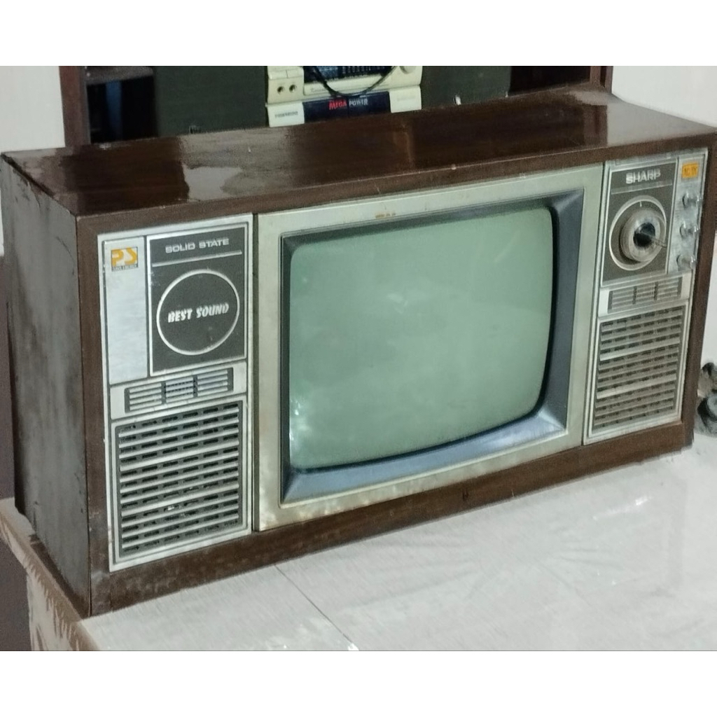 Tv sharp jadul 14 inc