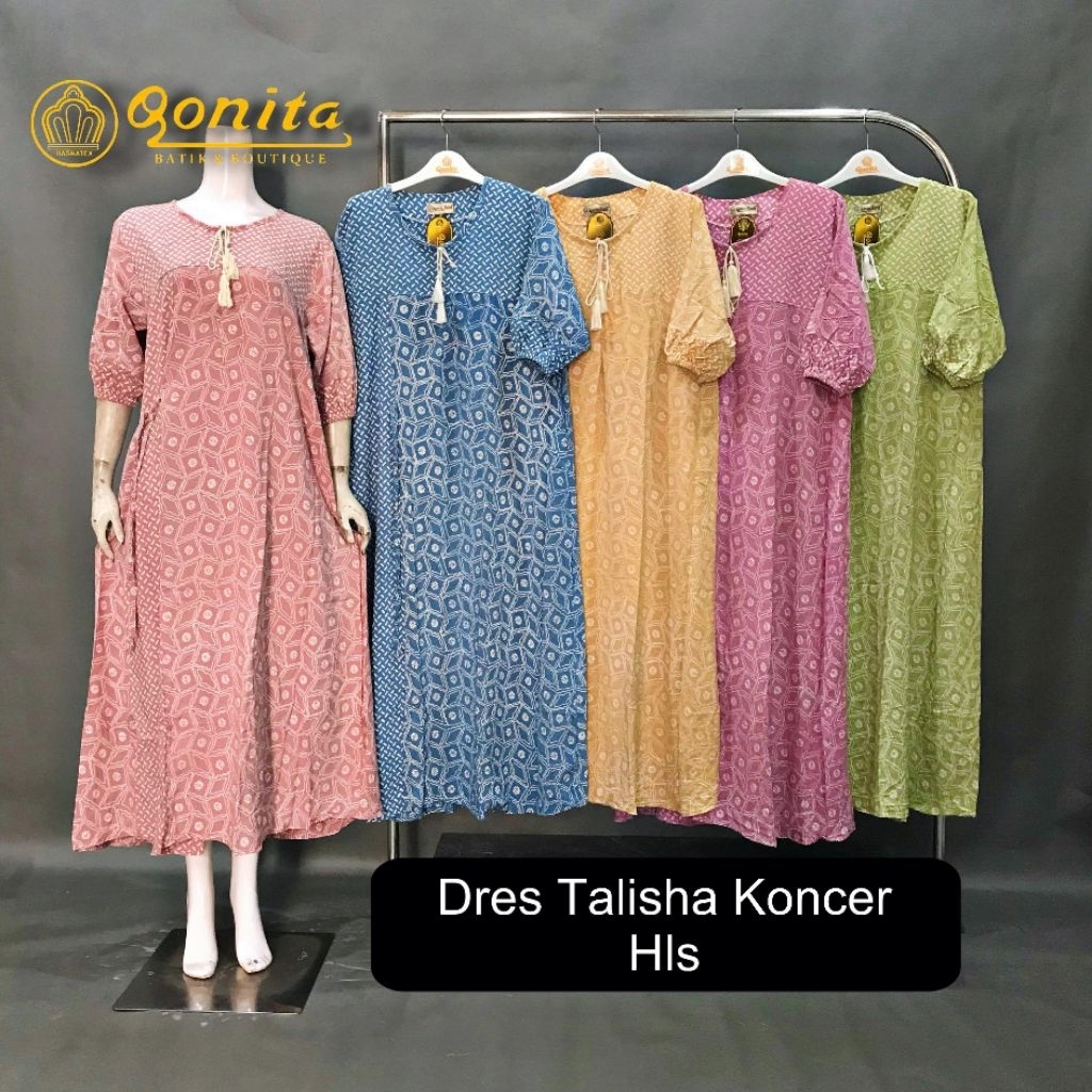 Dress//daster qonita//batik qonita pekalongan ori