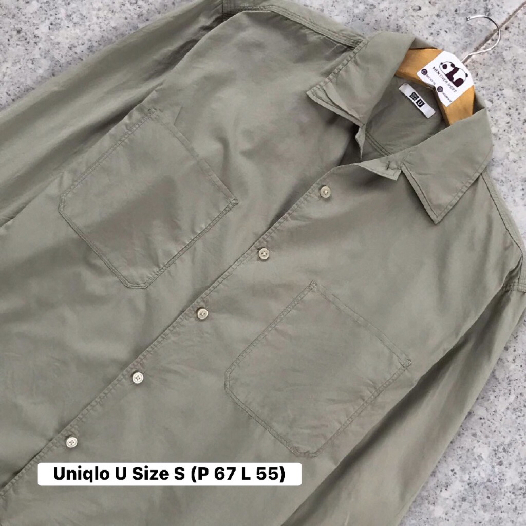Kemeja Work Shirt Uniqlo U